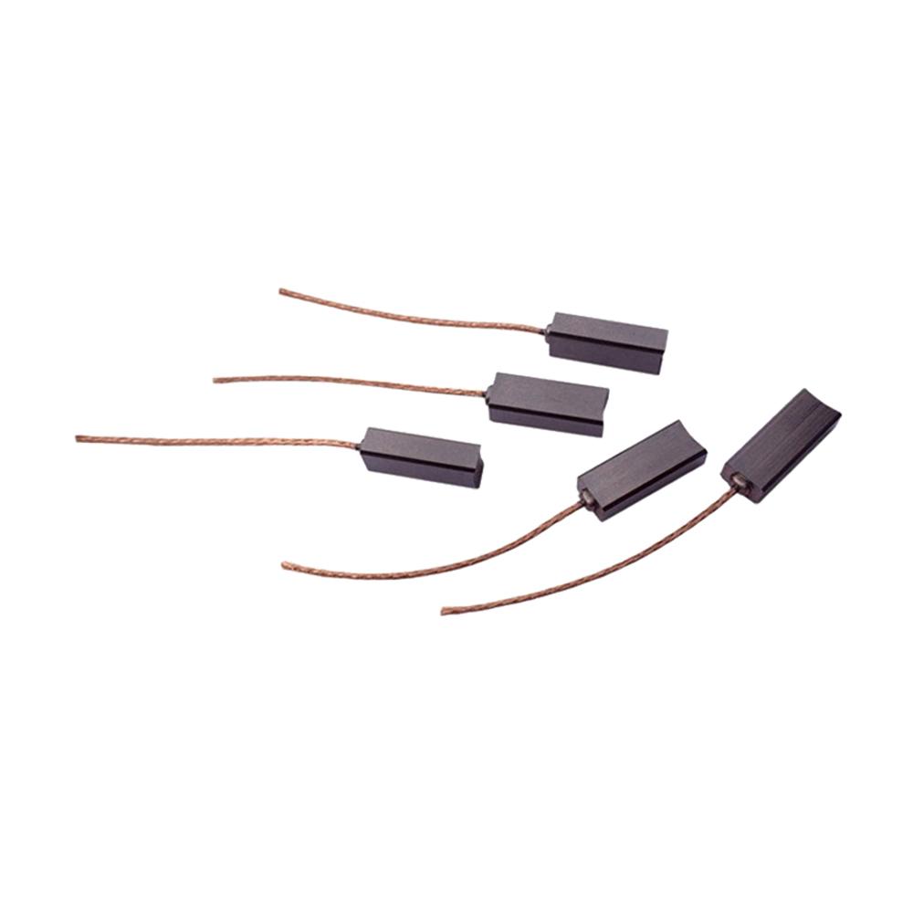 20PCS Carbon Brushes Wire Leads Generator Generic Electric Motor Brushes Motor Regulator Carbon Brush Replacement 4.5x6.5x20mm