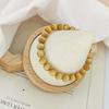 Natural Tiger'S Eye Stone Bracelet Loose Beads Yellow Tiger'S Eye Stone Crystal Bracelet Women'S Beaded Round Beads Cat'S Eye Hair