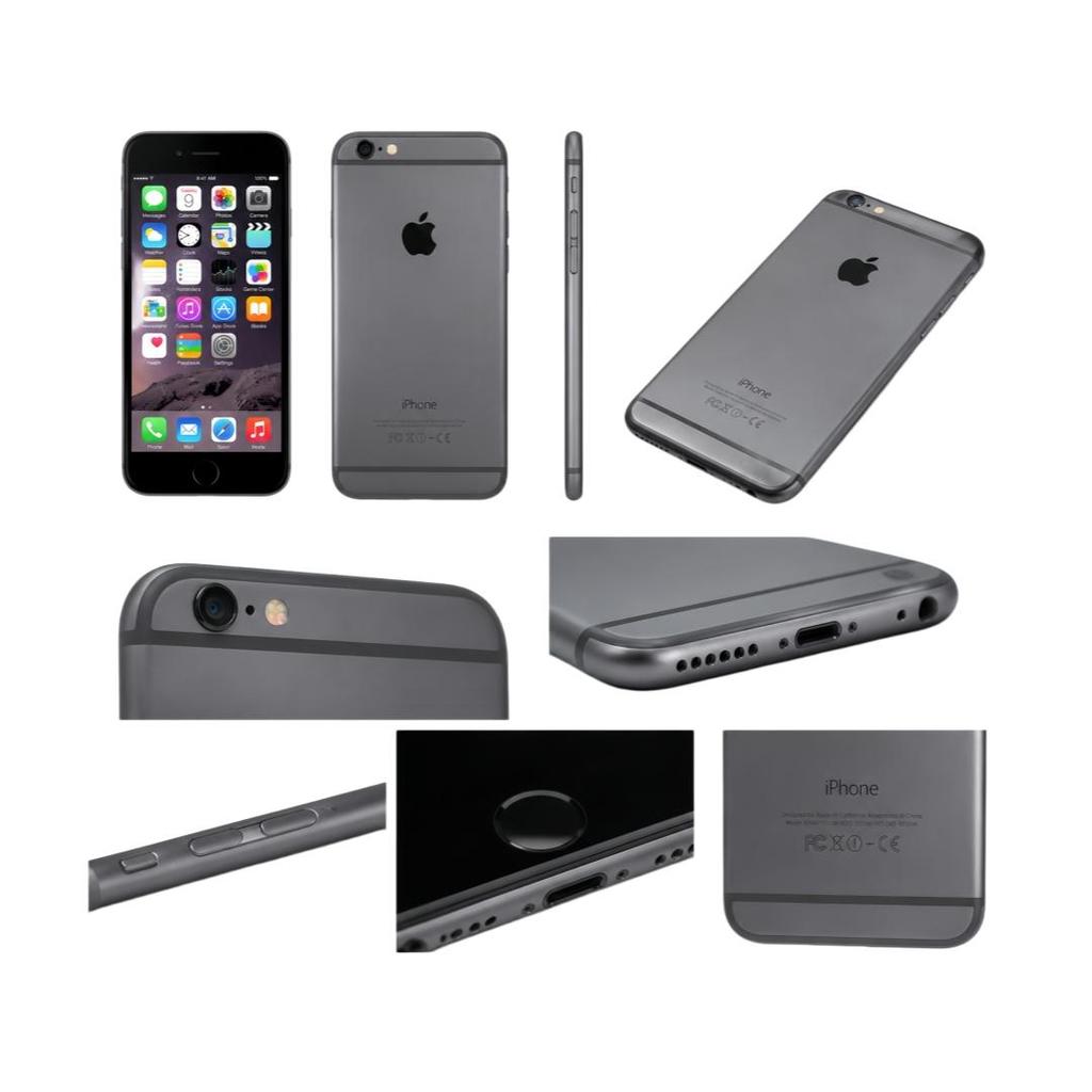 Apple iPhone 6 16GB ROM Gold/Black/Silver - 4G LTE Smartphone Unlocked Mobile Phone - Refurbished