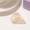 Hair Claw Triangle Hollow Design Back Head Hair Clip Anti-slip Teeth Strong Grip Shower Hair Clamp Versatile Use Hair Accessory