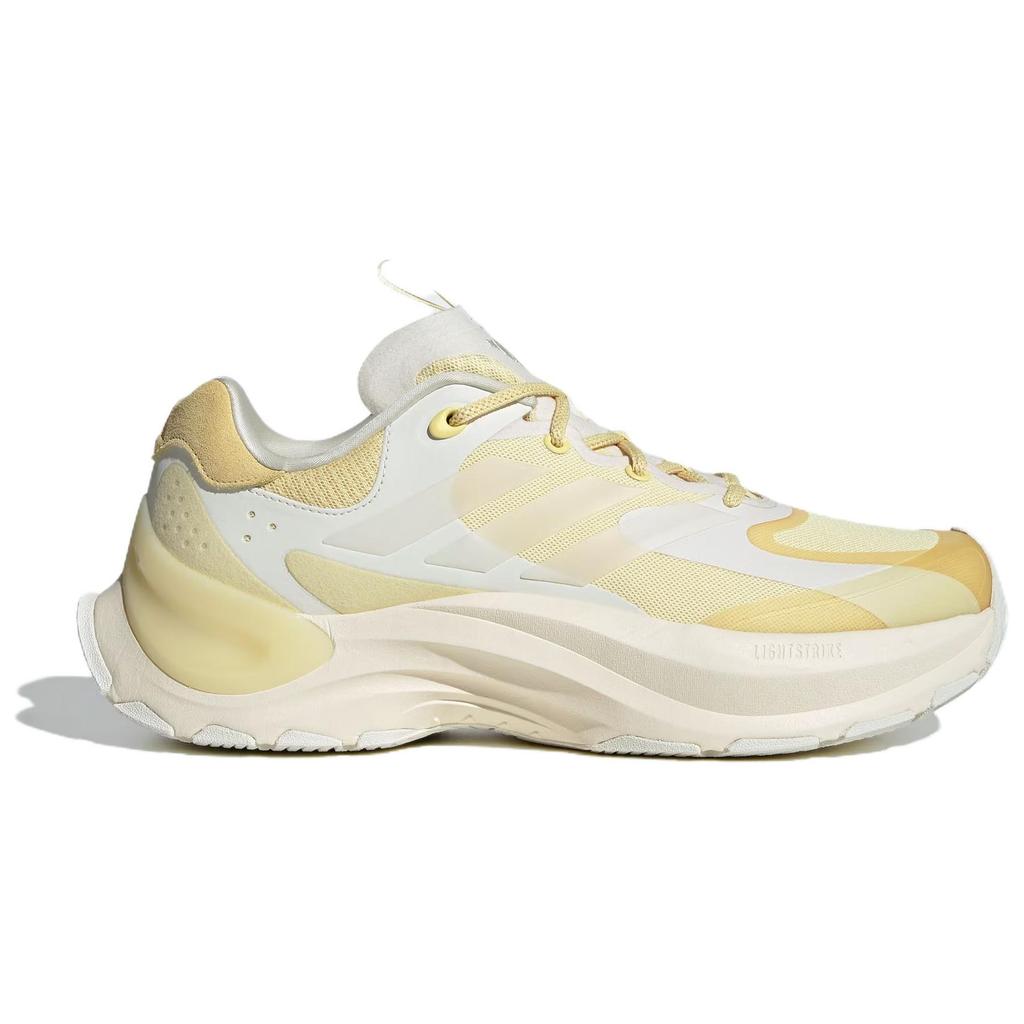 Adidas Maxxwavy Fabric Synthetic Leather Soft Comfortable Non-Slip Wear-Resistant Low-Top Dad Shoes Unisex Sneakers Yellow IH3798