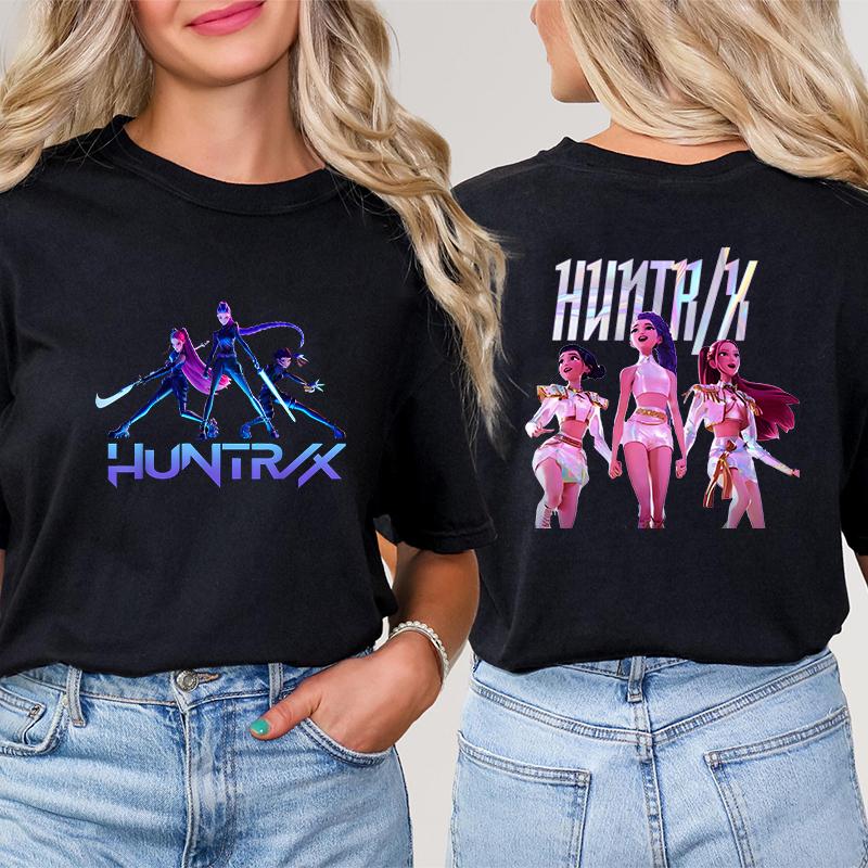 Mode Tryckt Rundhals T-shirt Dam Casual Komfort Kortärmad Kläder Topp