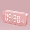 Large LED Screen LED Mirror Screen Alarm Clock Digital Display Dual Alarm Digital Clock Smart Portable Wireless Charging Clock