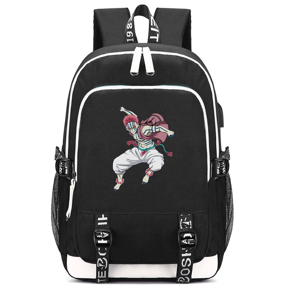 Süßer Cartoon Dämonentöter Aufdruck Rucksack Große Kapazität Schultasche Student Schultasche Outdoor Laptop Reisetasche Geschenk