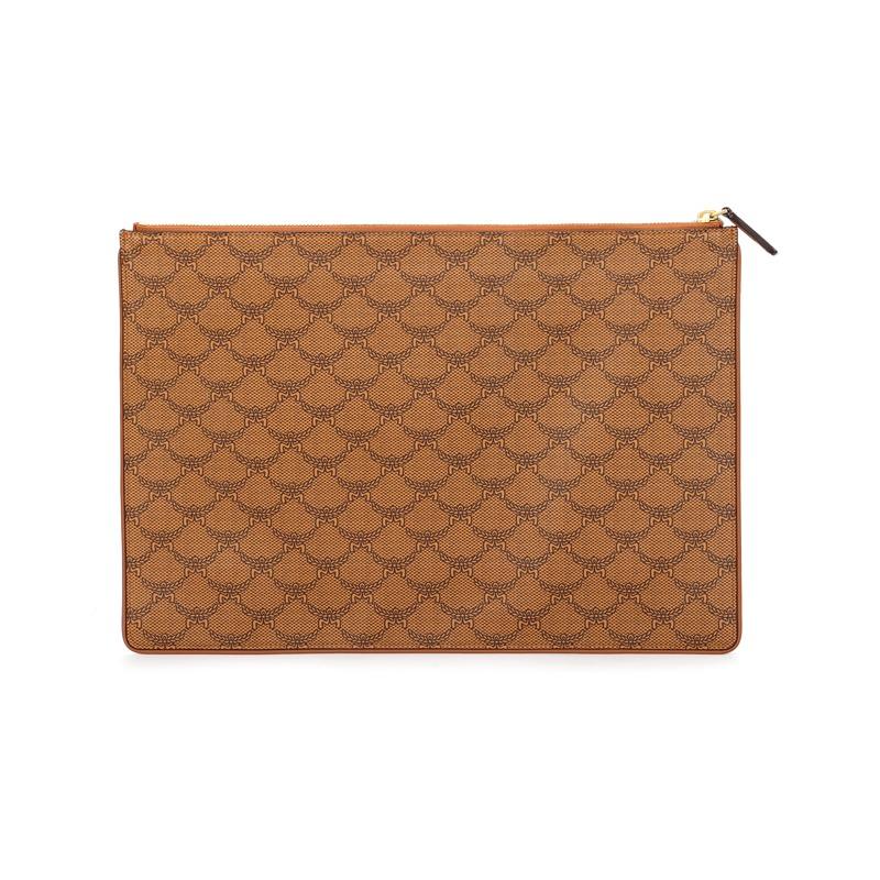 MCM HIMMEL LAURETOS Canvas clutch bag MXZESAC04CO001