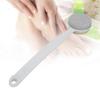 2 in 1 Foot Scrubber Stone and Shower Brush Long Handle Foot Scrubber Body Brush with Hanging Hole