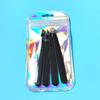 High-Quality Stainless Steel Black Eyebrow Tweezers Set for Multi-Purpose Hair Removal.