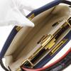Fendi Peekaboo Handbag 8BN290 2WAYShoulder White / Navy canvas/Calfskin Women Used