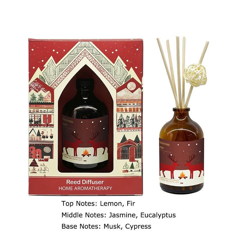 1PC Aromatherapy Long lasting Fragrance Indoor Flameless Home Glass Decorations Christmas Souvenirs Aromatherapy