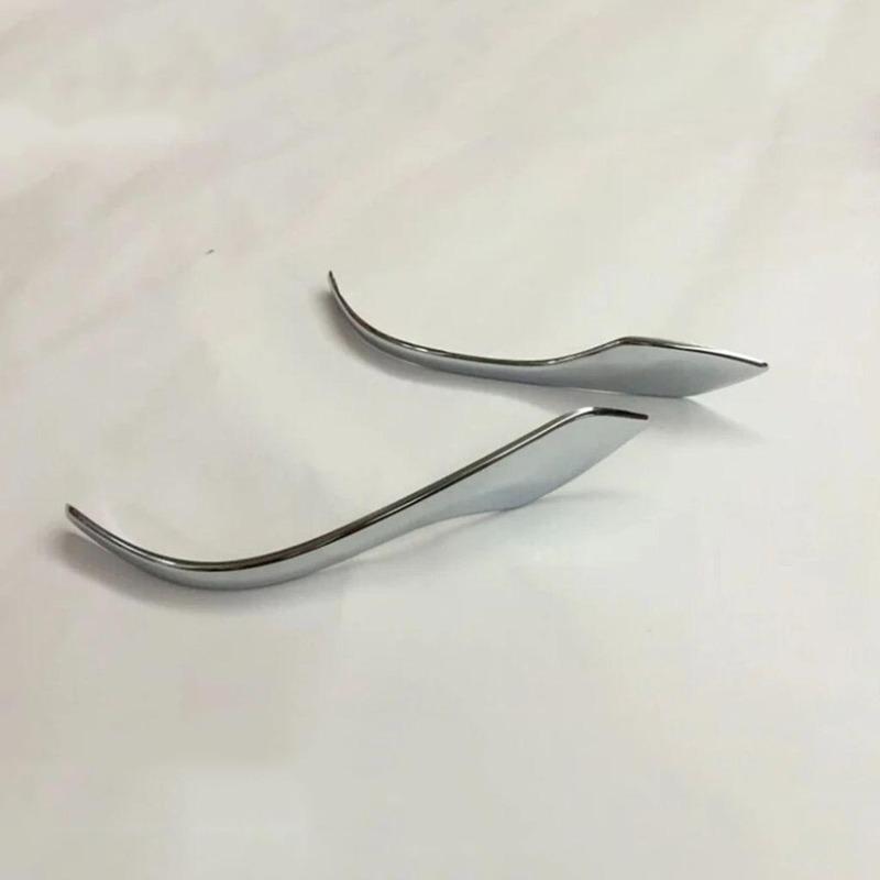 Chrome Car Door Rearview Mirror Anti-rub Rubbing Stripes Decor Cover Trim ABS Accessories For Honda CRV CR-V 2017 2018