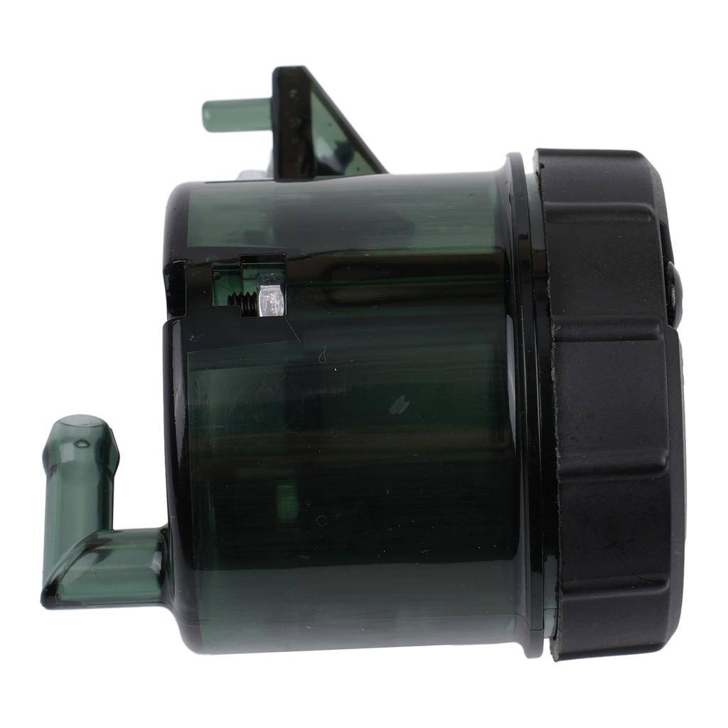 Motorcycle Oil Tank Cup Black Replacement Transparent Plastic For Triumph