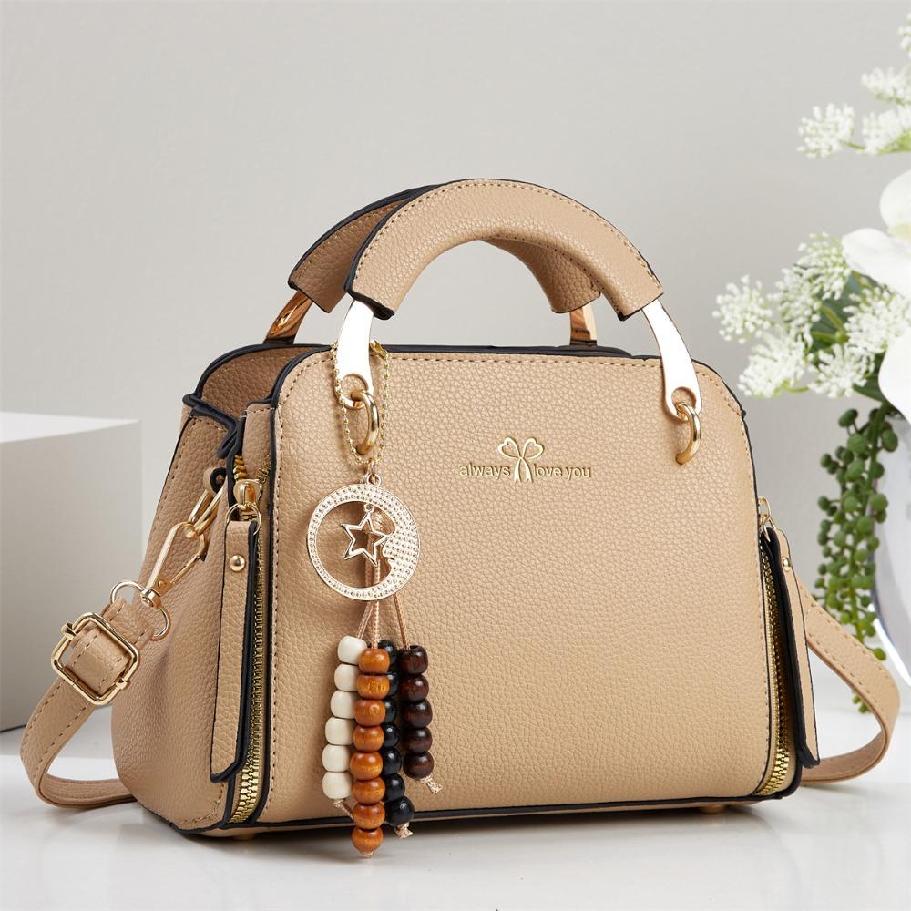

New PU Leather Handbags Structured High-end Ladies Handbag Multi-Compartment Vintage Tote Bag Gift хаки