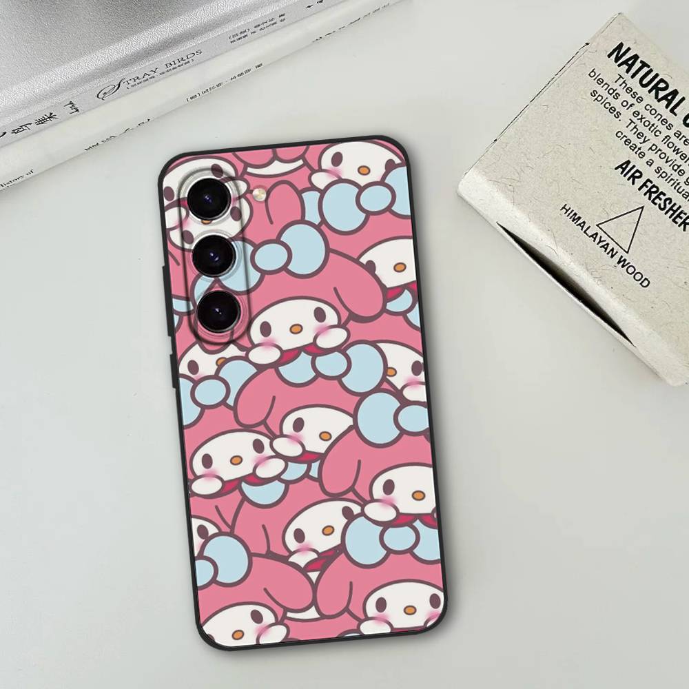 Cute Cartoon M-Melody Phone Case For Samsung Galaxy S21 S22 S23 S24ULTRA S25ULTRA FE Ultra Plus5G A52S S26 Soft Cover