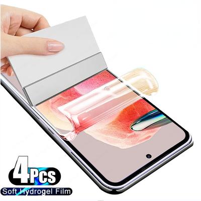 4 buc. Film hidrogel pentru Xiaomi Redmi Note 12 11 12s 10 10s 9 8 Pro 10C 12C Protector de ecran pentru Redmi Note 12 Pro Plus 5G Film