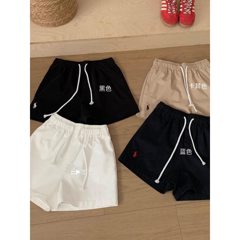 High Waist Drawstring Wide Leg Pants for Women Versatile Casual Shorts