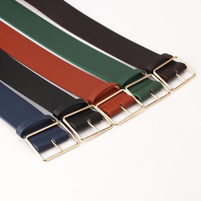 Women's belt simple versatile pants dress wide belt with coat trench coat waist seal