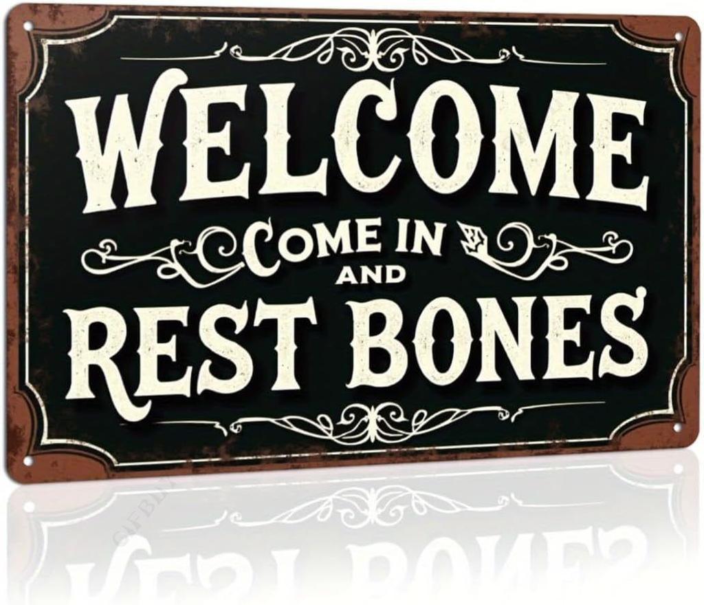 Halloween Poster On the Wall, Metal Plaque 20x30cm