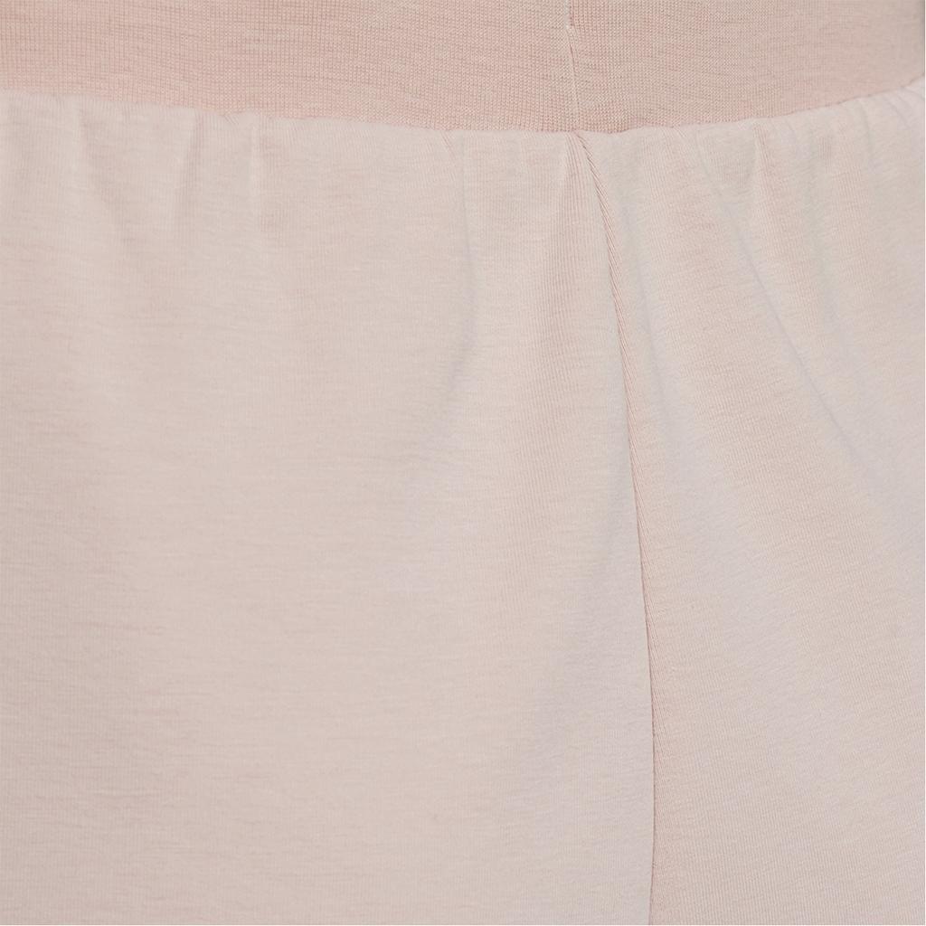 Adidas Future Of Tech Knit Shorts With Solid Color Logo Women Bottoms Miracle-Grey Tan-Brown IN9070