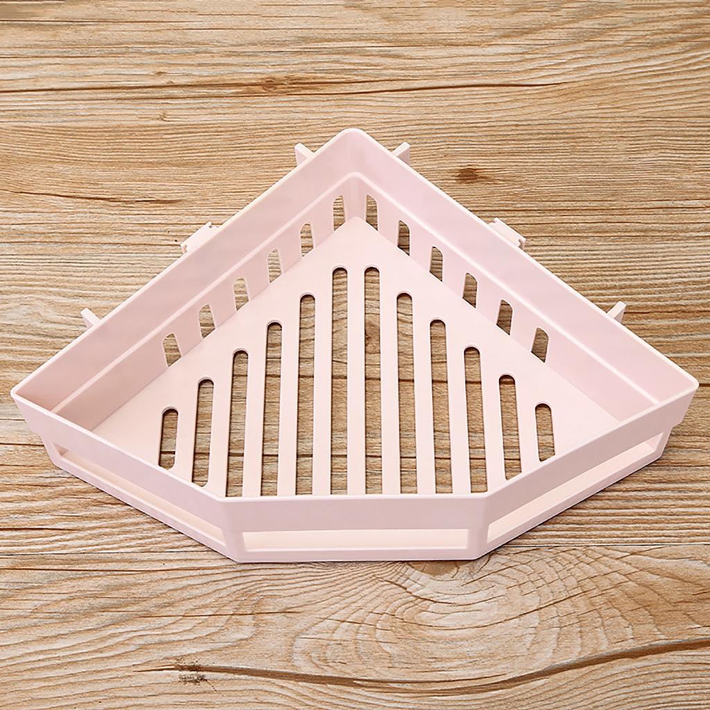 Corner Shower Caddy Triangular Wall Mounted Space Saving Corner Storage Shelf Organizer