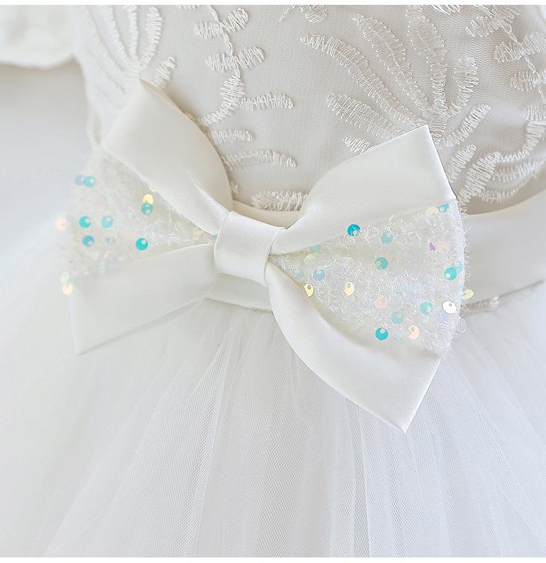 Tutu sukně pro družičku, Princeznovské šaty pro děti (Věk 1–6 let), Ideální pro svatby a zvláštní příležitosti