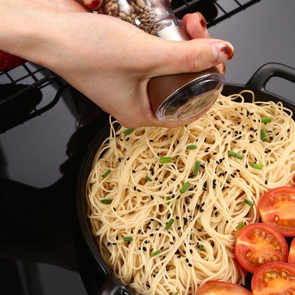 Mahlen Kochen Manuell Natürlich Nachfüllbar Acryl Pfeffermühle Mühle Gewürzmühle Meersalzglas Küchenwerkzeug