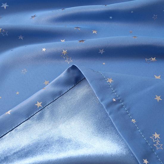 Sterne-Druck, einfarbig, für Küche, kurzer Vorhang, Fenster-Volant, Drape, Heimdekoration