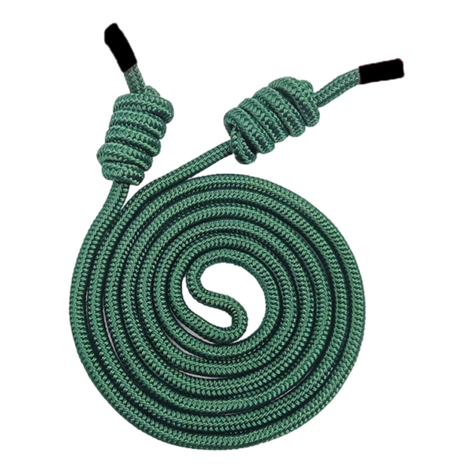 

Double Braid Fitness Rope Multi-Purpose Bodybuilding Jump Ropes Fitness Exercising Rope For Home Gym Workout Equipment зелёный