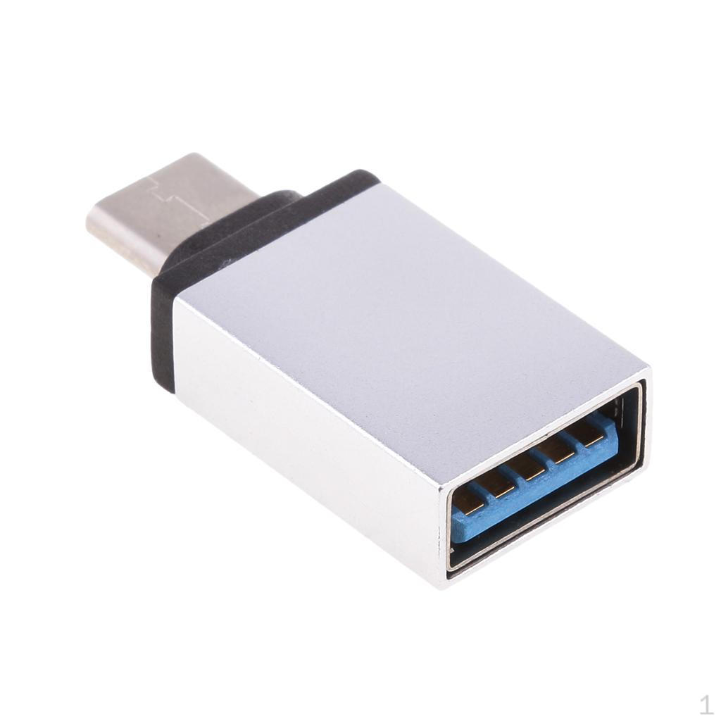 

Male to USB 3.0 Female Adapter with Reversible Plug срібний