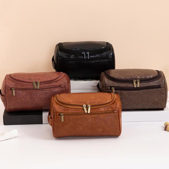 Reise Make-up Tasche Hängender Kulturbeutel Organizer Große Kapazität Kosmetiktasche mit Griff Faltbarer Haken für Männer Frauen Urlaub Geschäftsreisen