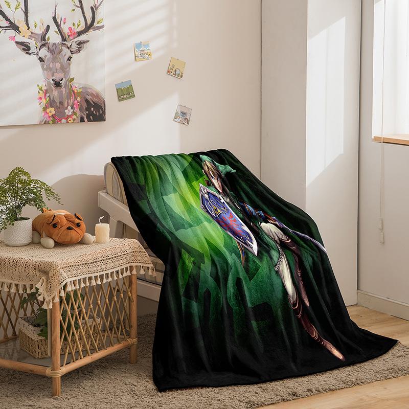 Cartoon Double-Sided Flannel 3D Digital Printing Blanket Blanket