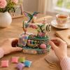 Decorazione Colibrì Primaverile Piccola Macchina da Cucire 3D con Perline Kit Fai da Te per Bambini e Adulti, Lavoro di Perline Creativo Artigianale Fatto a Mano Raffinato