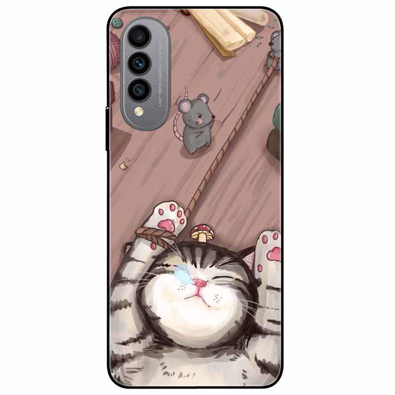 For Wiko T50 Case T 50 Phone Cover Soft Silicone Shockproof TPU Back Cases for Wiko T50 WikoT50 4G 6.6'' Fundas Coques Animal