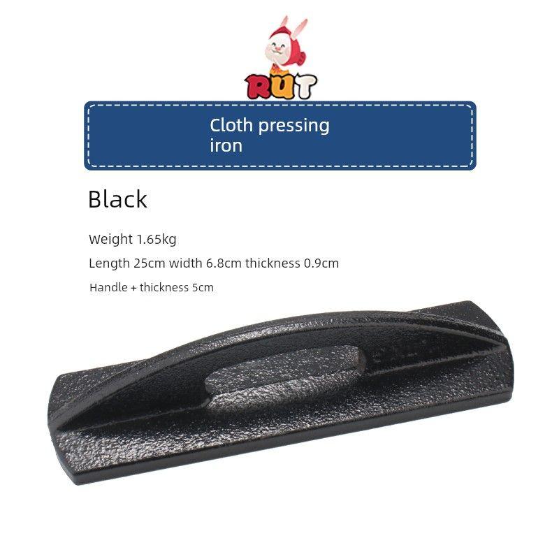 

Режущая кровать Пресс Утюг Блок Пресс для ткани Фиксатор ткани Пресс Утюг Большой Режущий стол Пресс Нержавеющая сталь Black cloth pressing iron 1.65kg