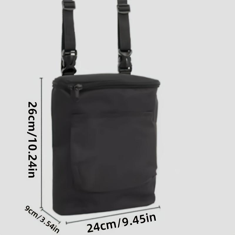 

[Большая сумка] Прочная сумка на руль большой вместимости | Регулируемый ремешок, 3D решение для хранения для мотоциклов и электромобилей 1pc чёрный