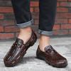 Men's Leather Moccasins Slip On Casual Shoes Loafers Driving Shoes