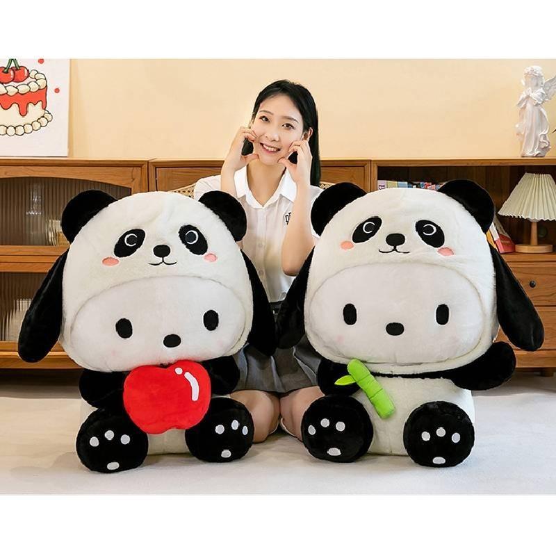 Niedlicher Panda zu Pachacco Plüschpuppe Weiches Kuschelkissen für Mädchen 40cm bis 80cm