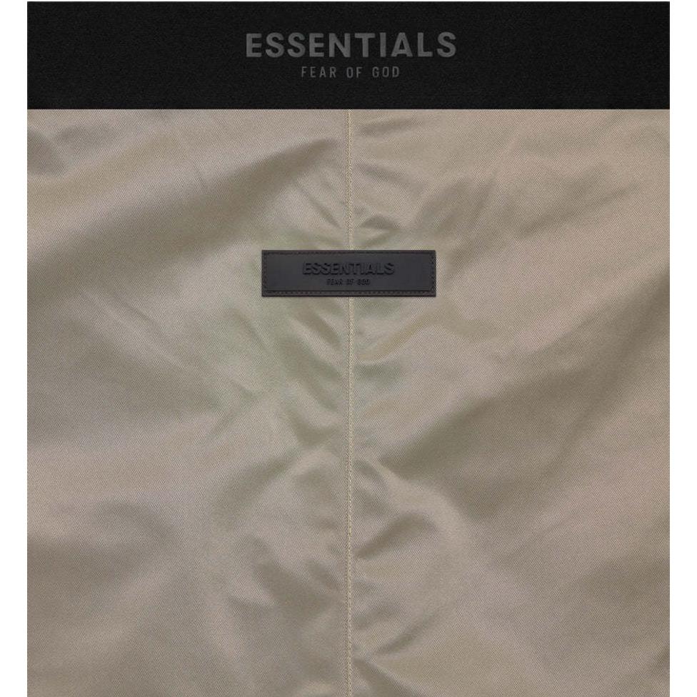 Fear of God Essentials SS22 Fleece-Lined Relaxed Fit Trouser With Logo Print Men Bottoms Oak-Brown FOG-SS22-037