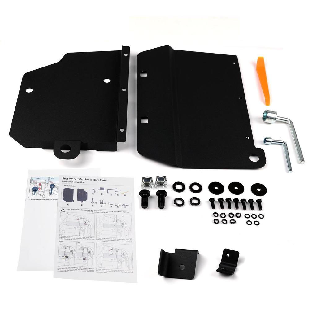 Ford Maverick Left Rear Wheel Under-Splash Aluminum Alloy Cover for Rust, Mud & Stone Protection