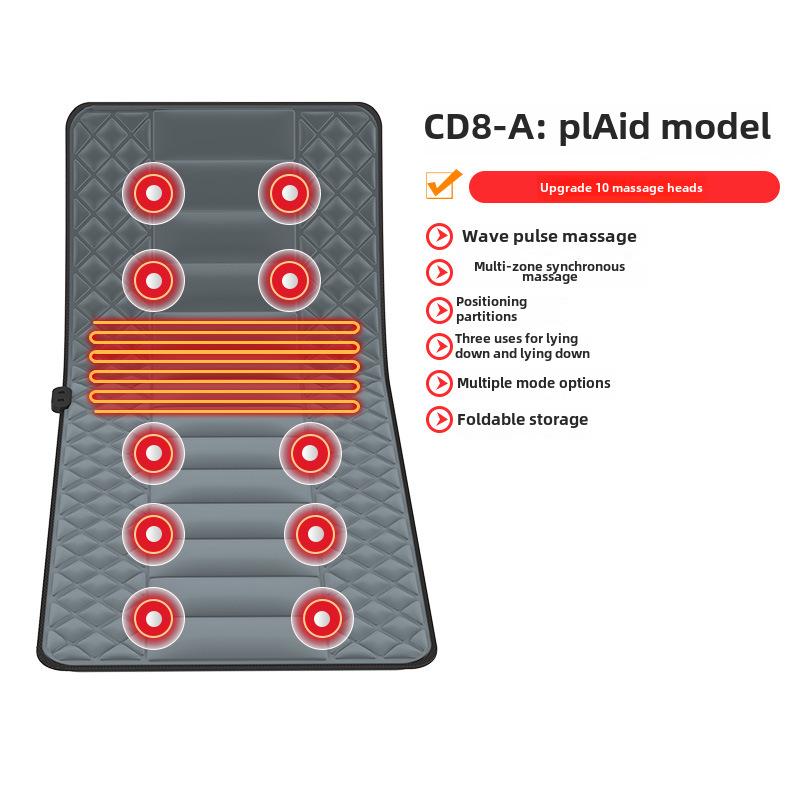 Multifunctional Full-Body Massage Mattress with Airbag Vibration & Heating