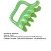 Dual-Headed Back Massager Professional Resin Gua Sha Tool for Trigger Point Therapy & Lymphatic Drainage Ergonomic Body Scraper for Muscle Relaxation