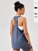 Women's Loose Tank Top Yoga Sets Breathable Quick Dry Sleeveless Workout Running Top