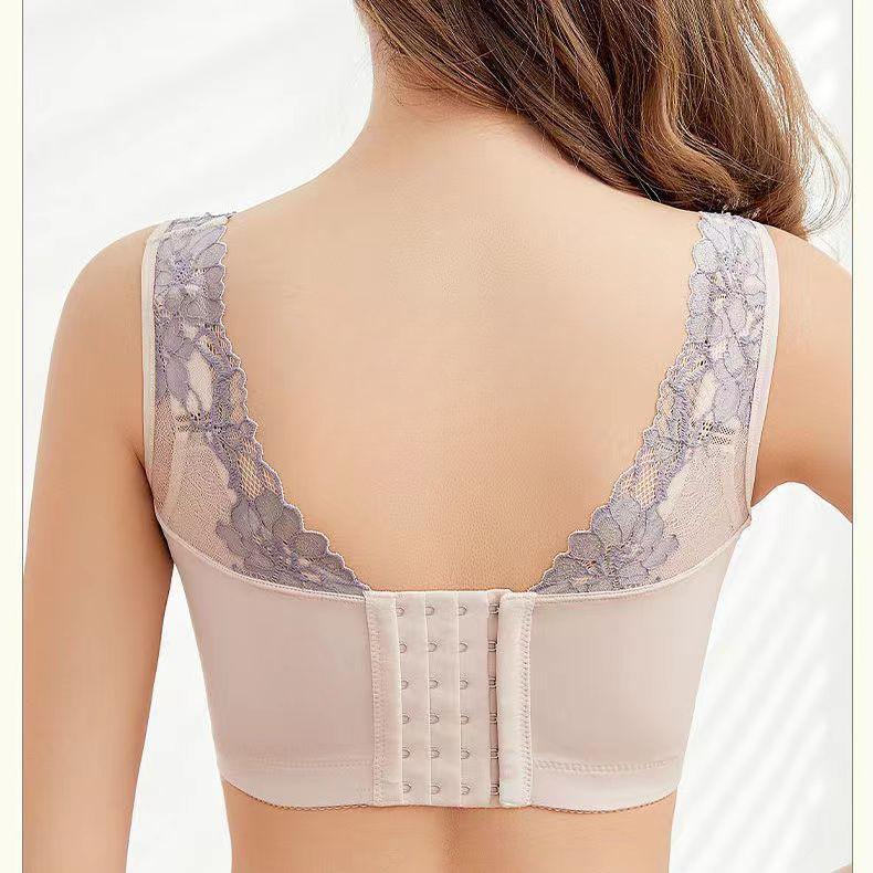 Adjustable Bras Women's Gathering and Retracting Accessory Breasts Bra Women's Soft Steel Ring Sexy Bra Adjustable Bra