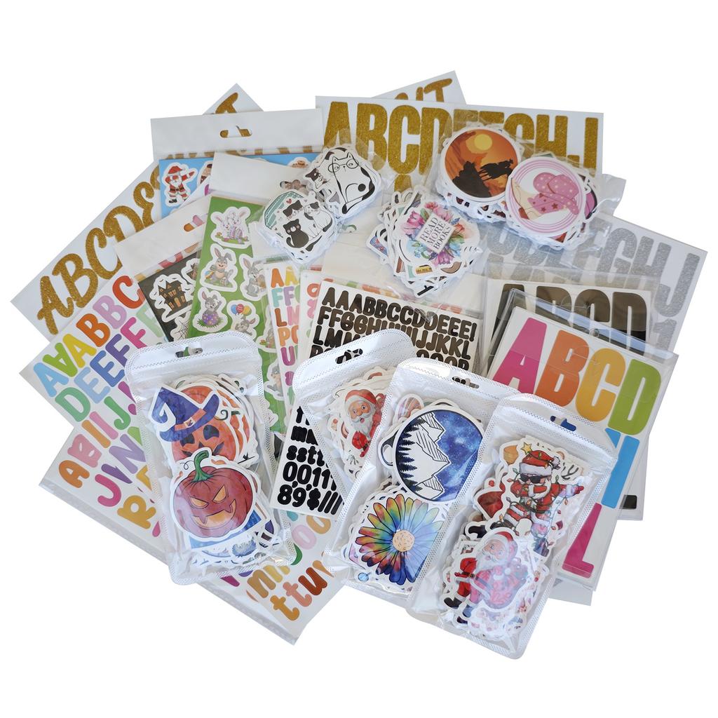 Stickers Letter Stickers Children's Cartoon Water Cup Suitcase Stationery Handbook Waterproof Stickers