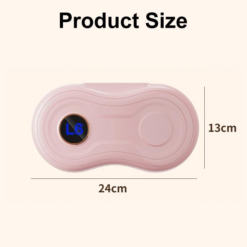 Vibration Fitness Massager with Heating Settings, Body Abdominal Weight Loss Belt, Waist Hot Compress, Household Shaking, Body Building Machine