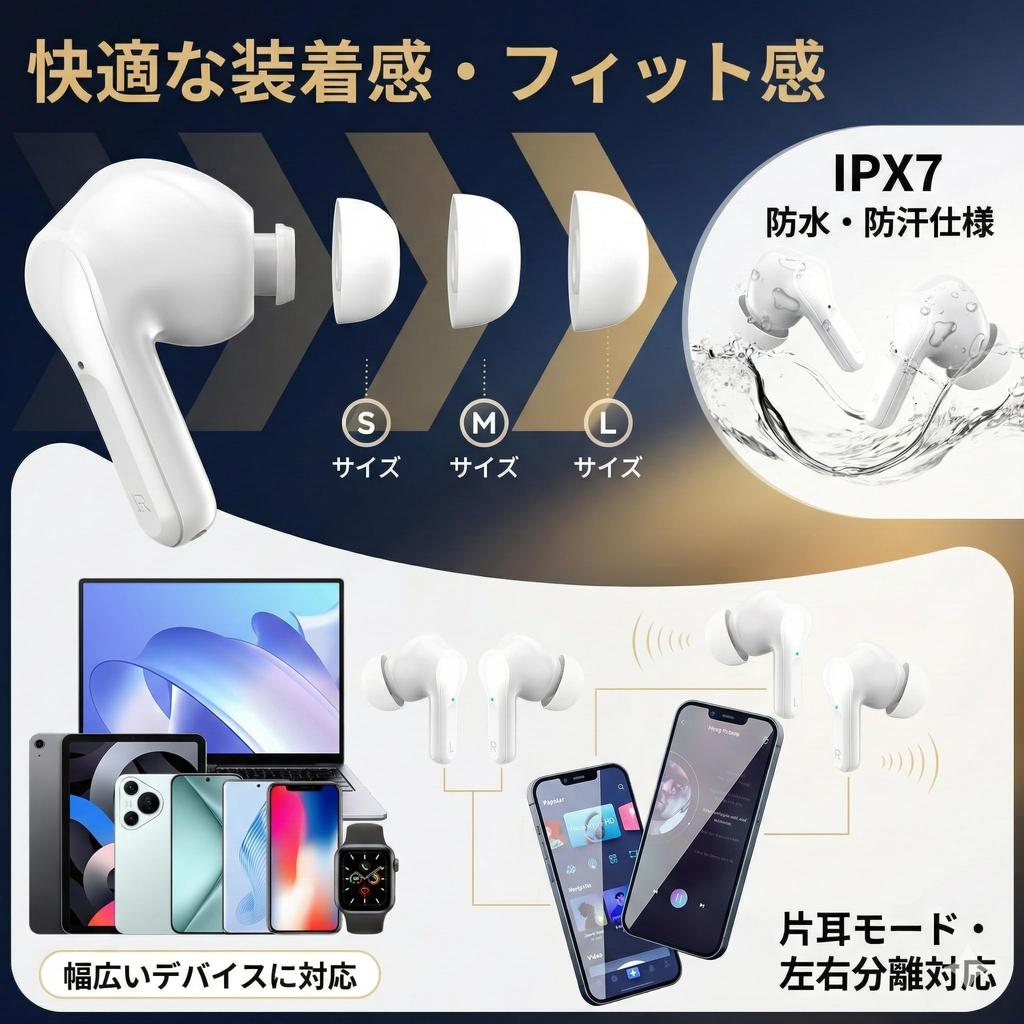 Wireless Earphones Bluetooth I13 Stereo ENC Noise Cancelling Up To 50 Hours Playback LED Digital Display Automatic Pairing IPX7 Waterproof Microphone