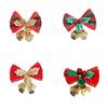 Bow Mini Captivating Christmas Tree Ornaments In Beautifully Crafted Fabrics For Celebrations Merry