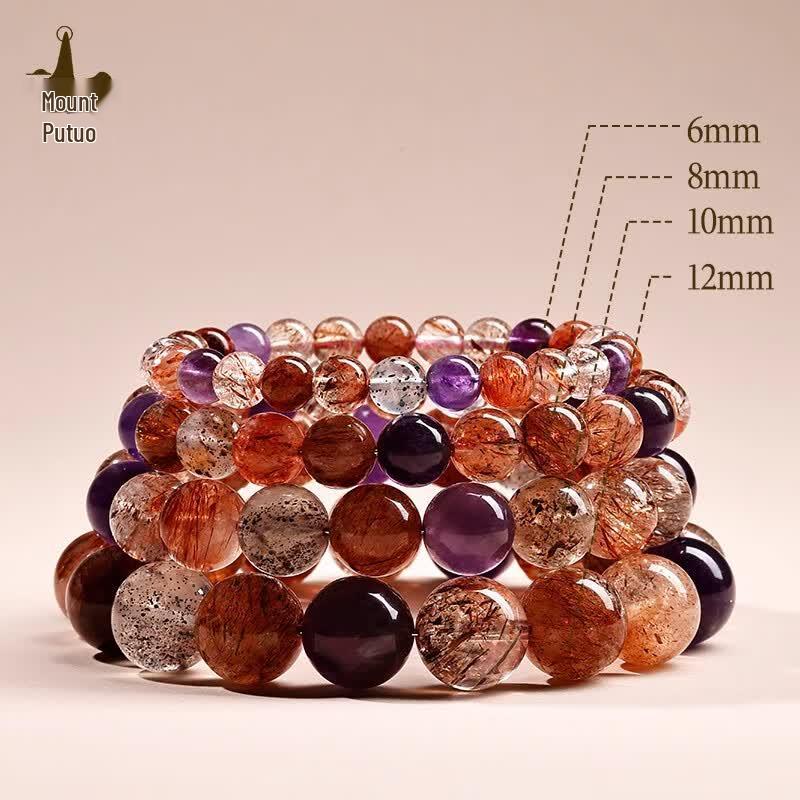 Natural Super Seven Crystal Bracelet