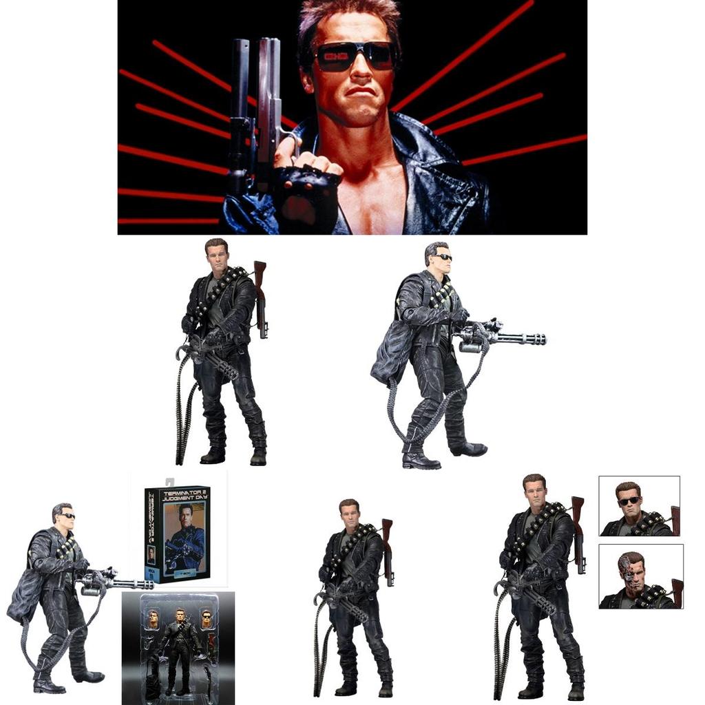 Terminator 2 Tag der Abrechnung T-800 Ultimate Arnold Modellspielzeug 18 cm (7 Zoll) zum Sammeln und Dekorieren