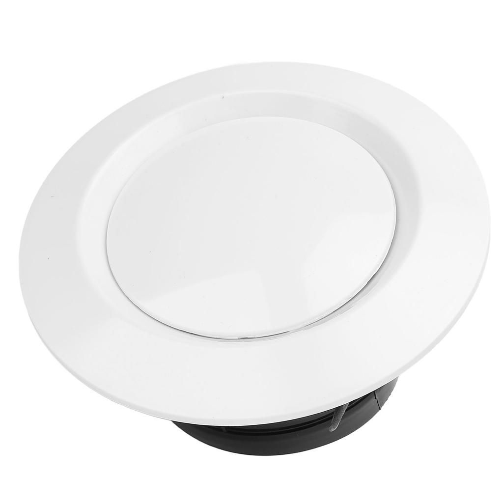 75 mm rundt ventilasjonsdeksel ABS plast justerbar luftventilasjon takspreder for soverom bad L