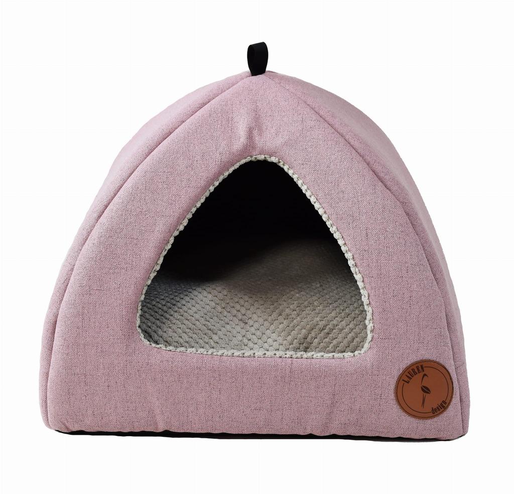 Bella Pink Doghouse 40cm x 40cm